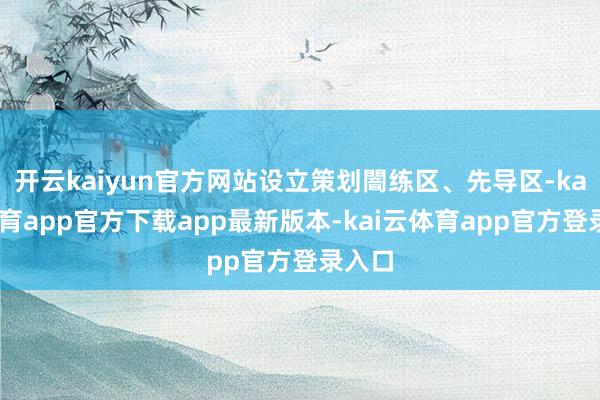 开云kaiyun官方网站设立策划闇练区、先导区-kai云体育app官方下载app最新版本-kai云体育app官方登录入口